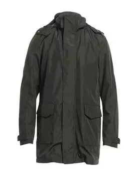 Тренч Canali, зеленый