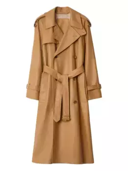 Тренч Castleford BURBERRY, коричневый