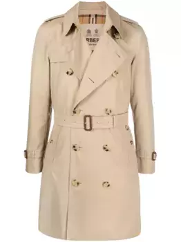 Тренч Chelsea Heritage BURBERRY, нейтральный