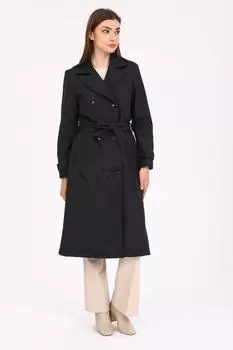 Тренч - Черный - Двубортный DYNAMO
