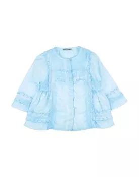 Тренч Ermanno Scervino Junior, небесно-голубой