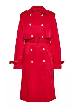 Тренч faina Between-Seasons Coat, красный
