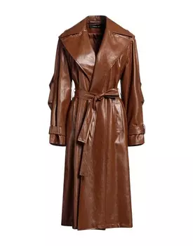 Тренч Federica Tosi, коричневый