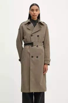 Тренч G-Star Raw, зеленый