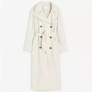 Тренч H&M, кремовый