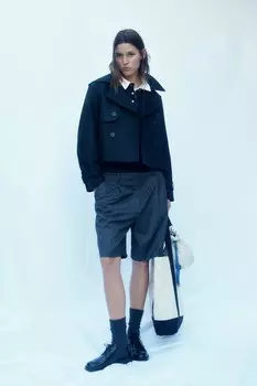 Тренч H&M, синий