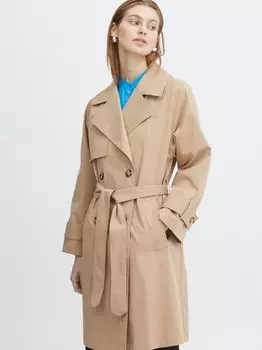 Тренч ихелова Ichi, бежевый