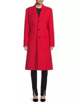 Тренч из смесовой шерсти Proenza Schouler Red