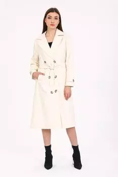 Тренч - Экрю - Двубортный DYNAMO