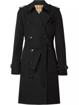 Тренч Kensington Heritage BURBERRY, черный