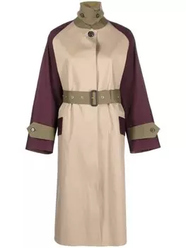 Тренч Knightwoods в стиле колор-блок Mackintosh, бежевый