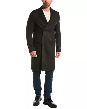 Тренч Kooples из смесовой шерсти THE KOOPLES, серый