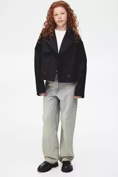 Тренч короткий H&M, черный