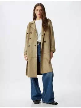 Тренч KOTON Trenchcoat, цвет Bunter Salbei