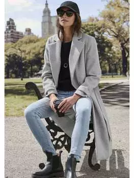 Тренч LASCANA, пятнистый серый