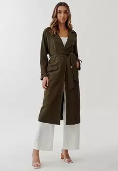 Тренч Leah TUSSAH, темно-зеленый