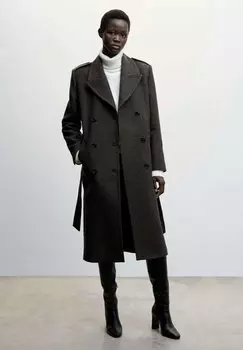 Тренч Mango, bruin