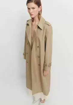 Тренч Mango, цвет beowy