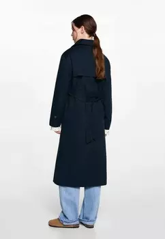 Тренч Mango Kids, синий