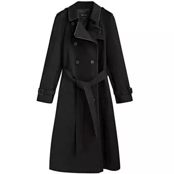 Тренч Massimo Dutti, черный
