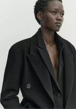 Тренч Massimo Dutti, черный