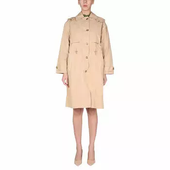 Тренч Michael Kors Canvas, бежевый