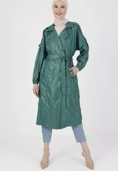 Тренч Modanisa, зеленый