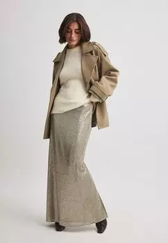 Тренч NA-KD, цвет beige