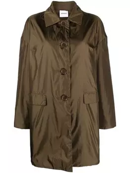 Тренч на пуговицах ASPESI, зеленый