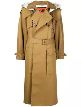 Тренч оверсайз colville, коричневый