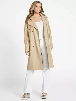 Тренч Rosalyn из искусственной кожи Guess Factory, цвет New Dawn