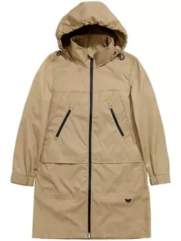 Тренч с капюшоном Bimba y Lola, серый