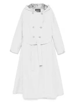 Тренч с капюшоном Herno, серый