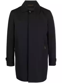 Тренч с классическим воротником Moorer, синий