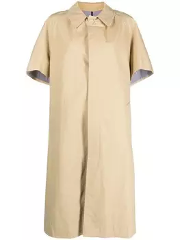 Тренч с контрастной вставкой Jejia, нейтральный цвет