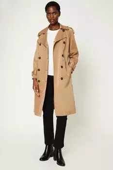 Тренч с манжетами Wallis, бежевый