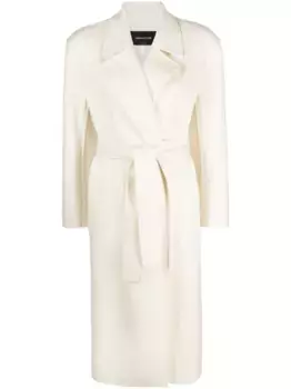 Тренч с поясом Fabiana Filippi, нейтральный