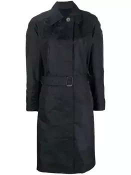 Тренч с поясом Ferragamo, синий