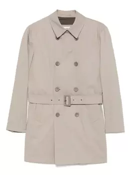 Тренч с поясом Herno, нейтральный