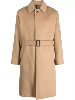 Тренч с поясом Mackintosh, бежевый