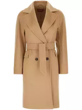 Тренч с поясом MAX MARA, нейтральный