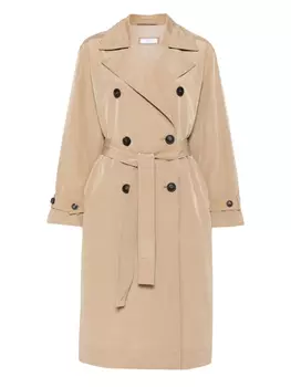 Тренч с поясом Peserico, коричневый