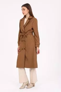 Тренч - Серый - Двубортный DYNAMO