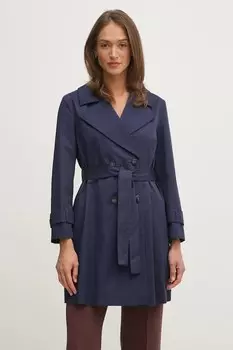 Тренч Sisley, темно-синий