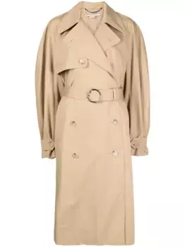 Тренч Stella Iconics из органического хлопка STELLA MCCARTNEY, нейтральный