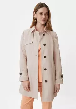 Тренч TAILLIERTER MIT BINDEGRTEL comma, цвет helles beige