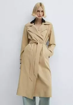 Тренч TAXI Mango, цвет beige