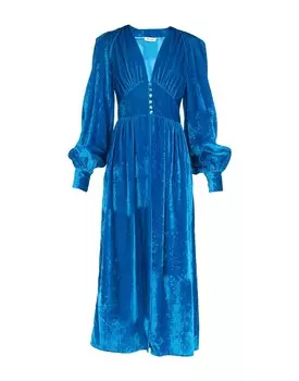 Тренч The Attico, лазурный