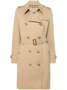 Тренч The Kensington Burberry, нейтральный цвет
