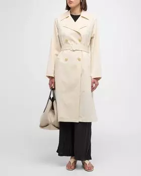 Тренч The Monique Grainge из коллаборации с Софией Ричи Solid and Striped, цвет Ecru
